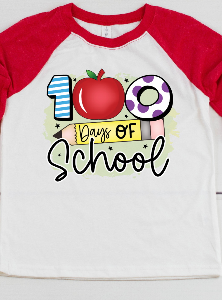 100 Days of School DTF Transfers DTF4337