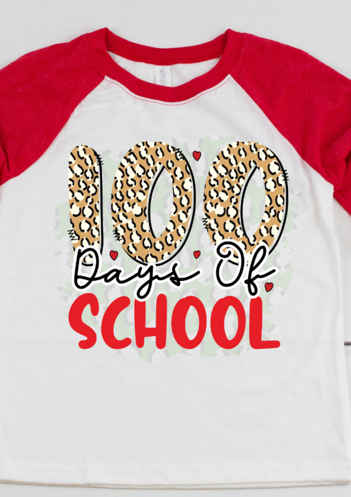 100 Days of School DTF Transfers DTF4344