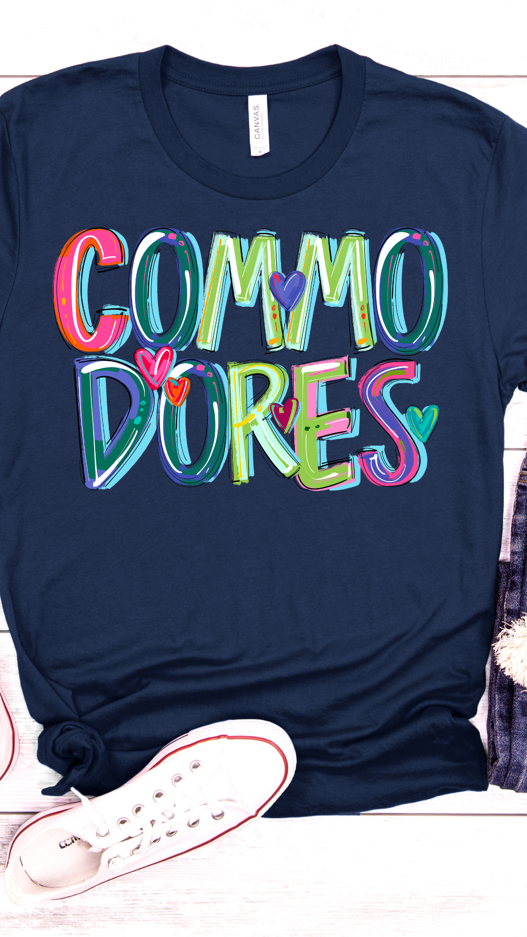 Cheery Doodle Commodores DTF Transfer