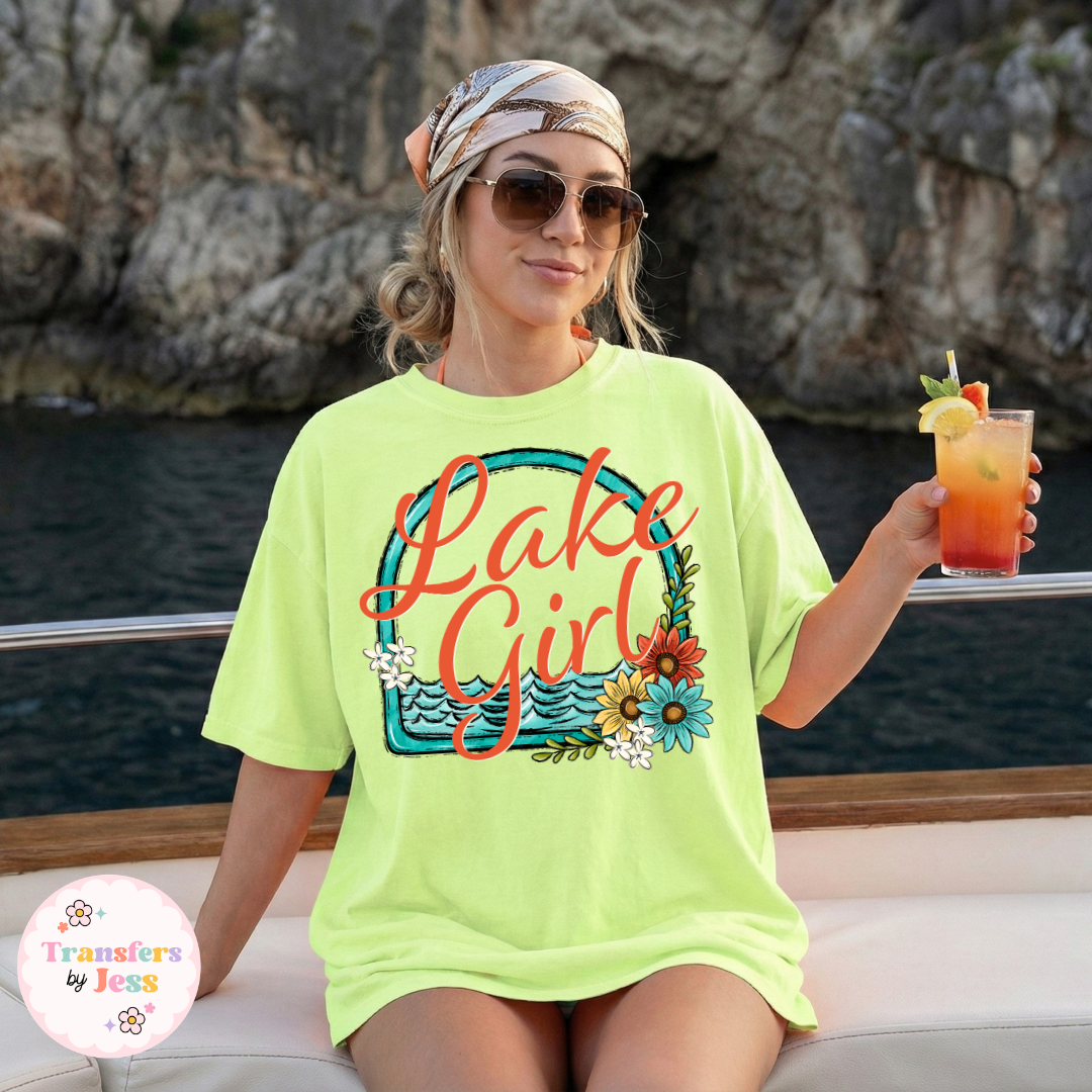 Lake Girl DTF Transfer