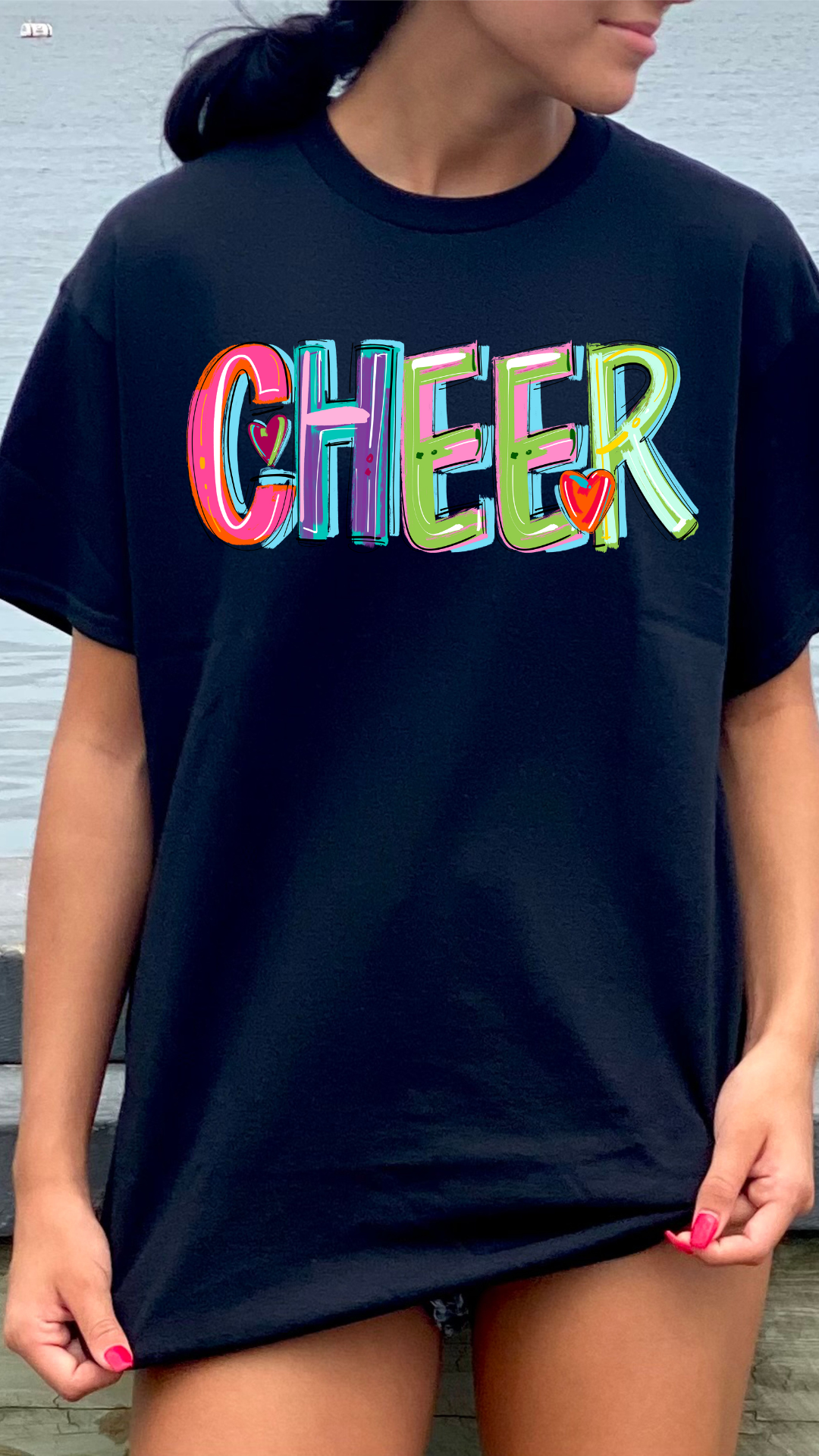 Cheery Doodle Cheer DTF Transfer