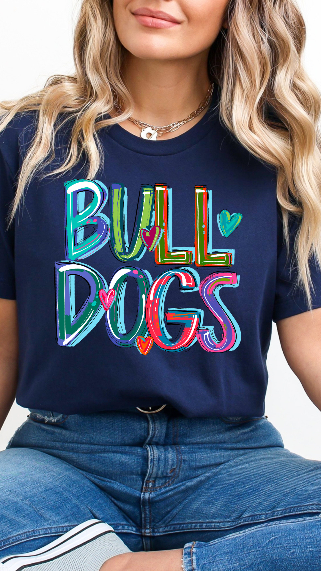 Cheery Doodle Bull Dogs DTF Transfer