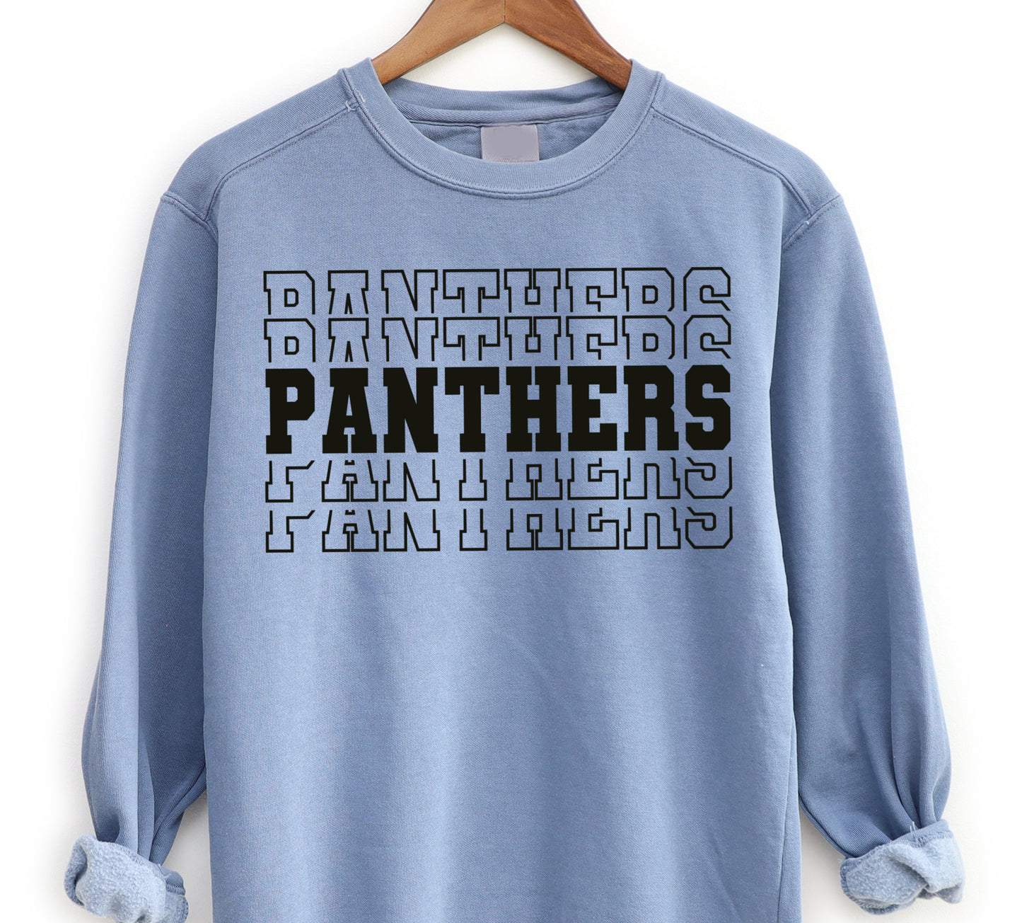 Panthers Split DTF Transfers DTF4248