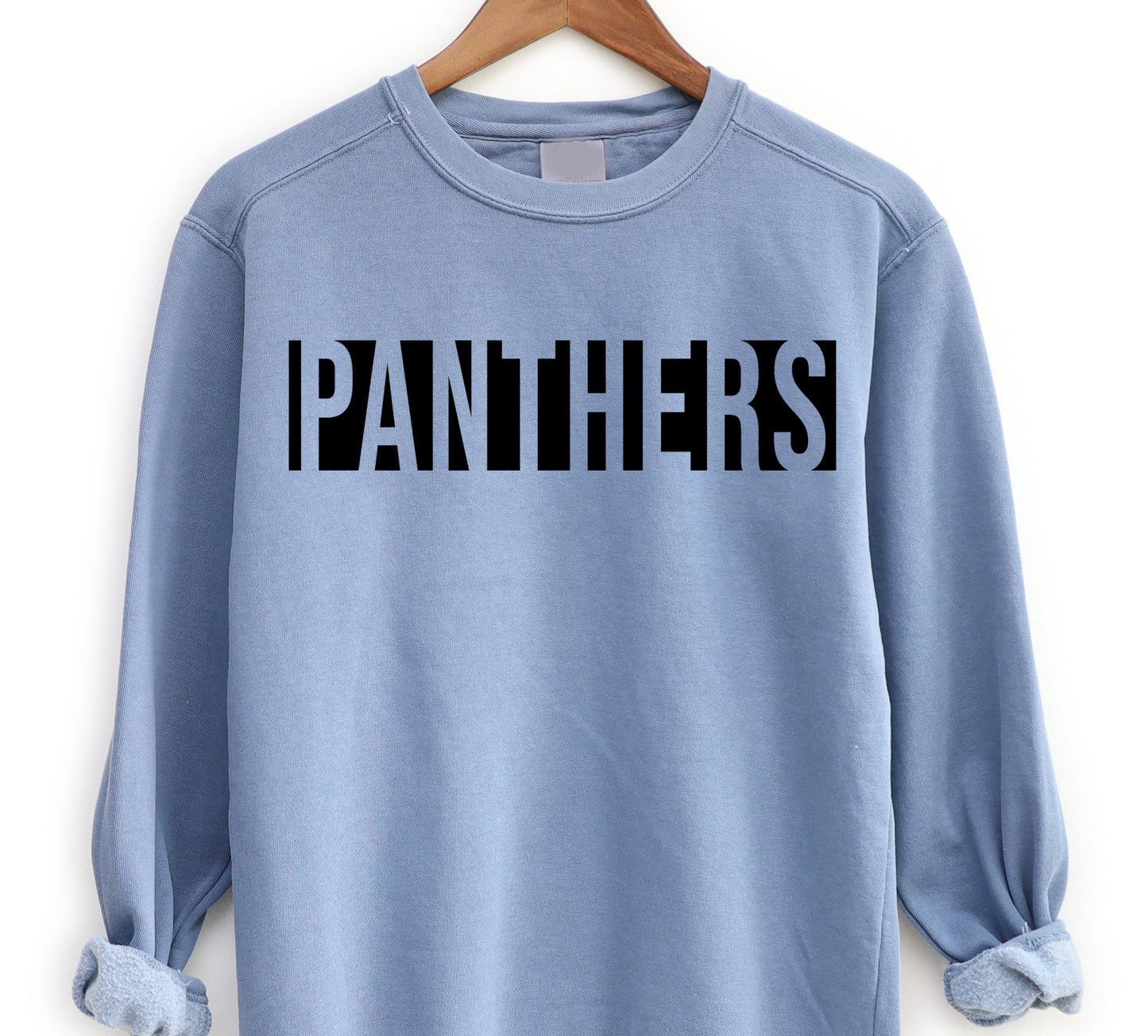 Panthers Block Letters DTF Transfers DTF4249