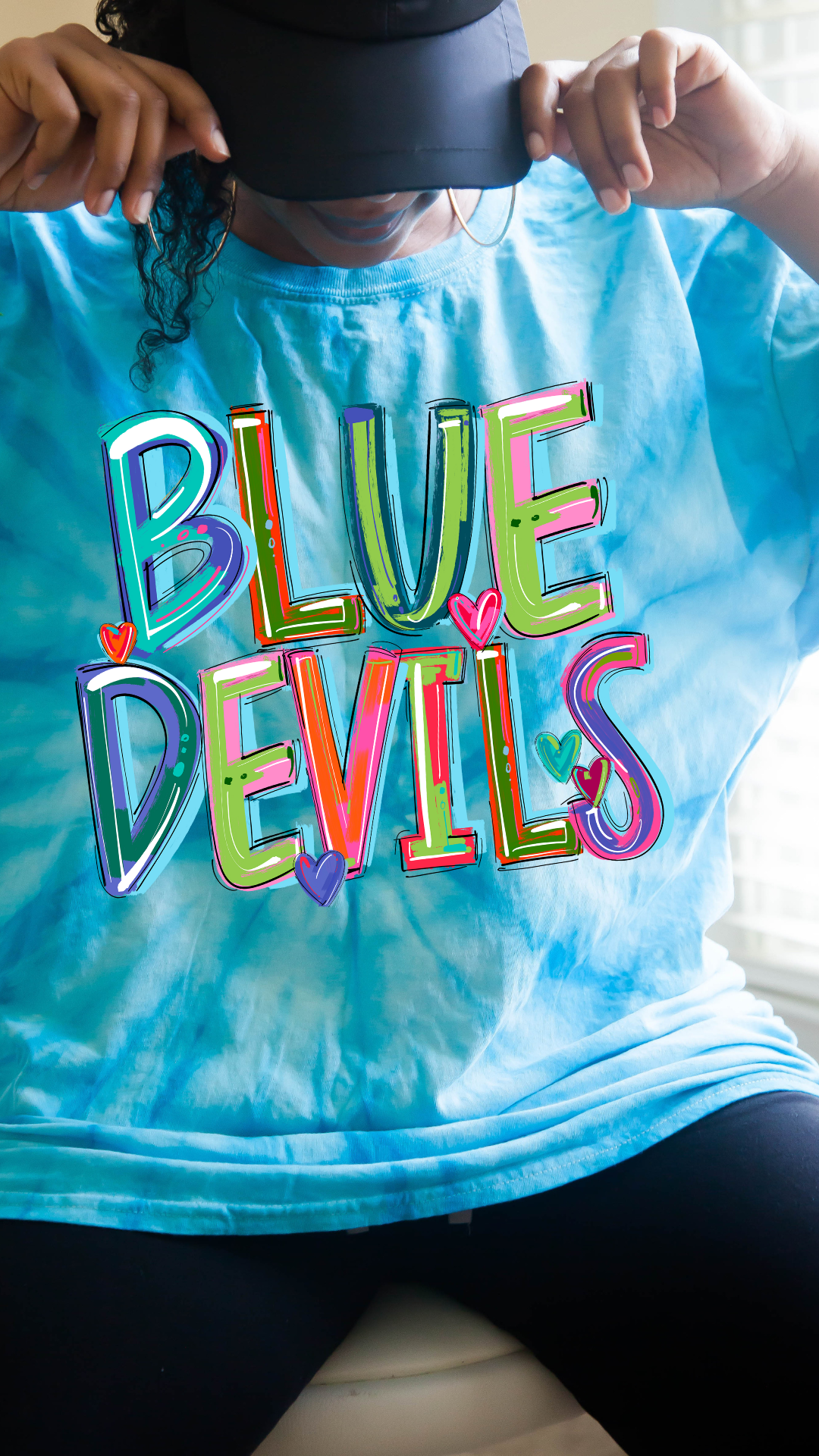 Cheery Doodle Blue Devils DTF Transfer