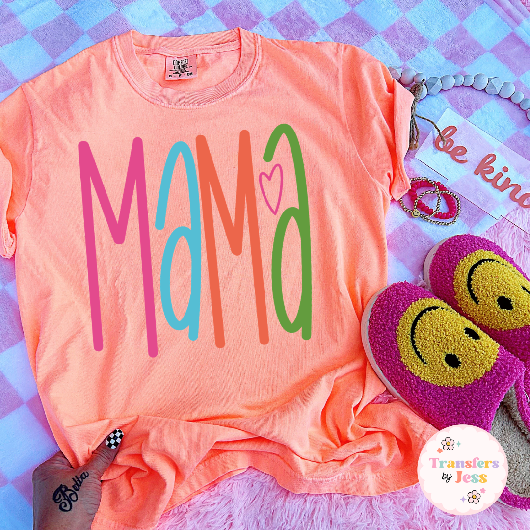 Mama Fun Serif DTF Transfer