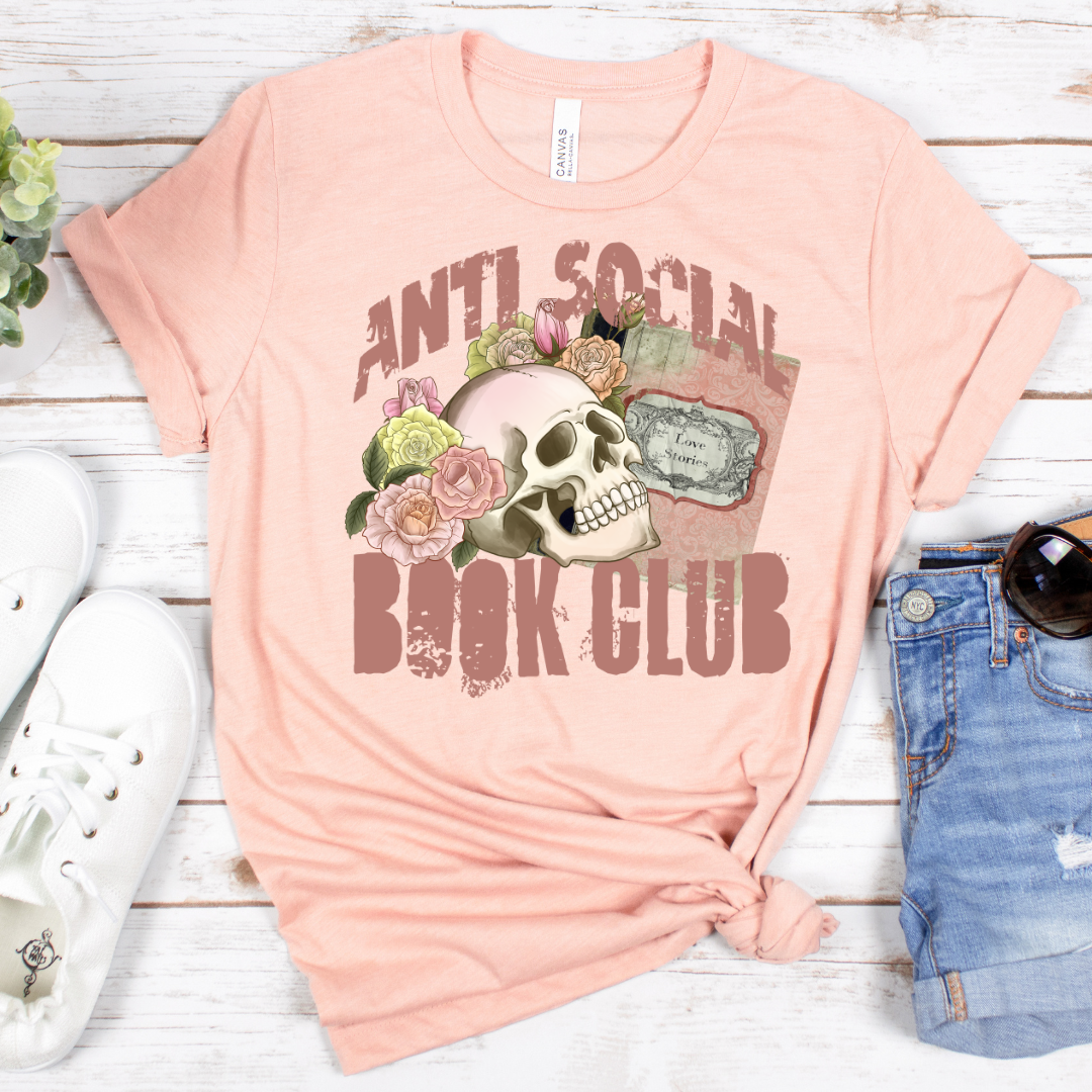 Anti Social Book Club DTF Transfer