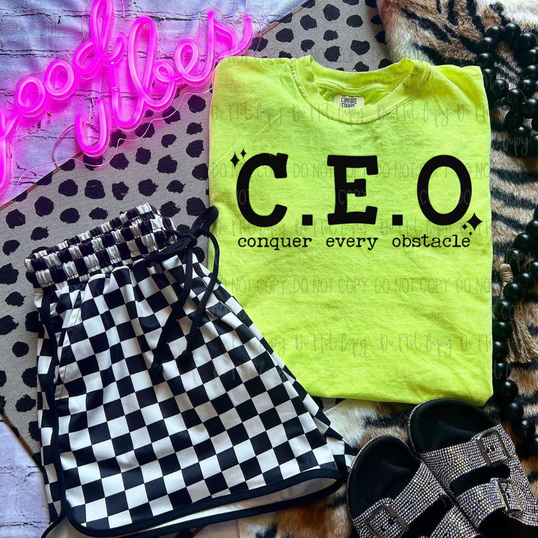 CEO Vibes DTF Transfer