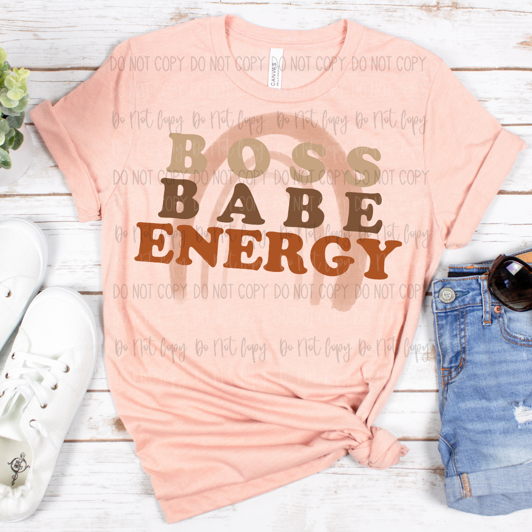 Boss Babe Energy DTF Transfer