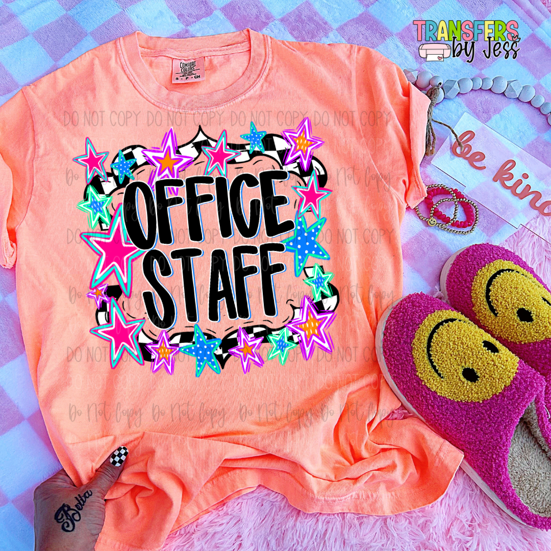 *School Stars Custom Grade/School DTF Transfer