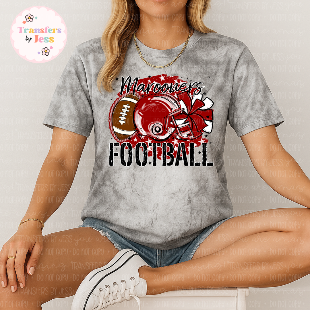 Mascot Football Stars DTF Transfer