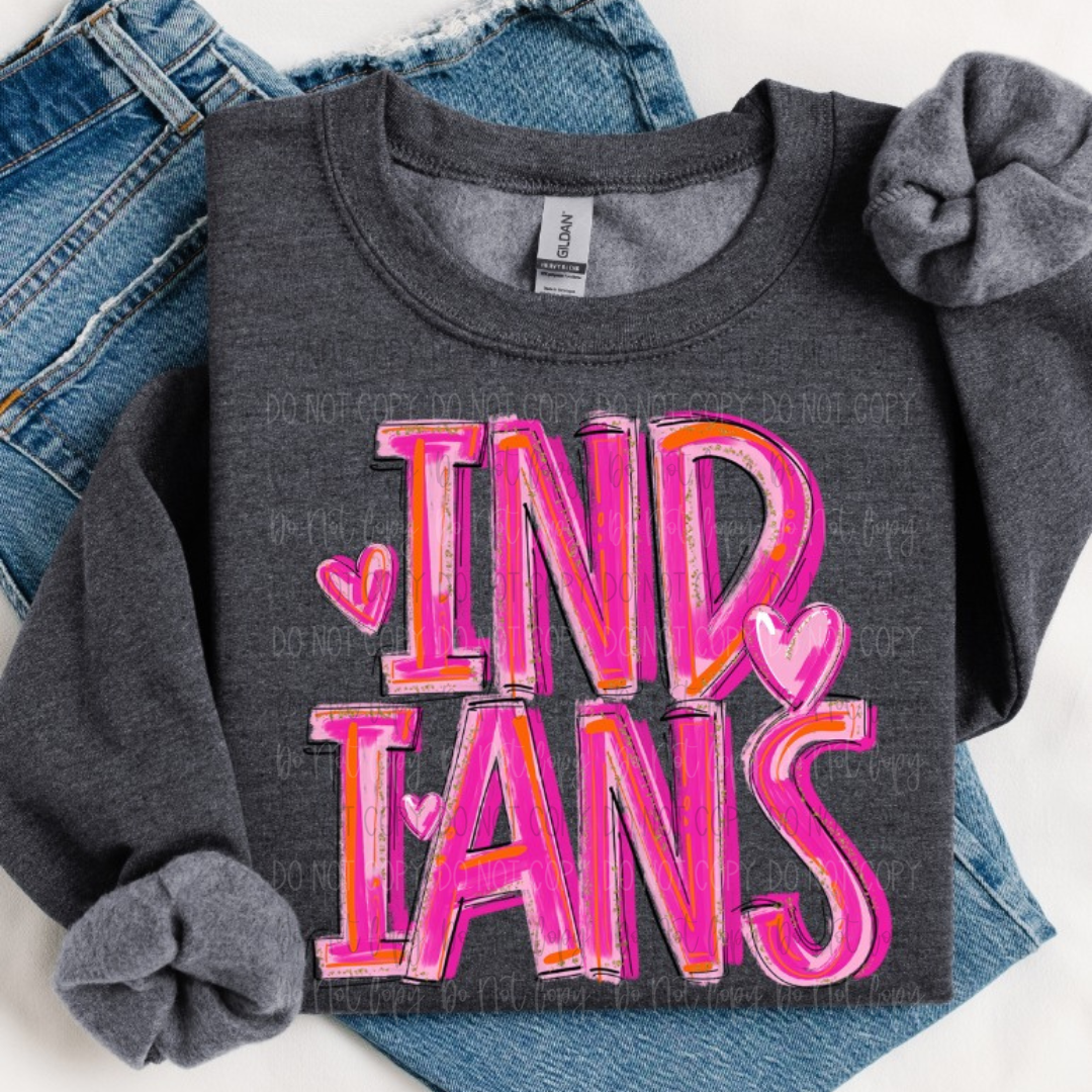 *CUSTOM Pink Brushstroke Font Word/Phrase