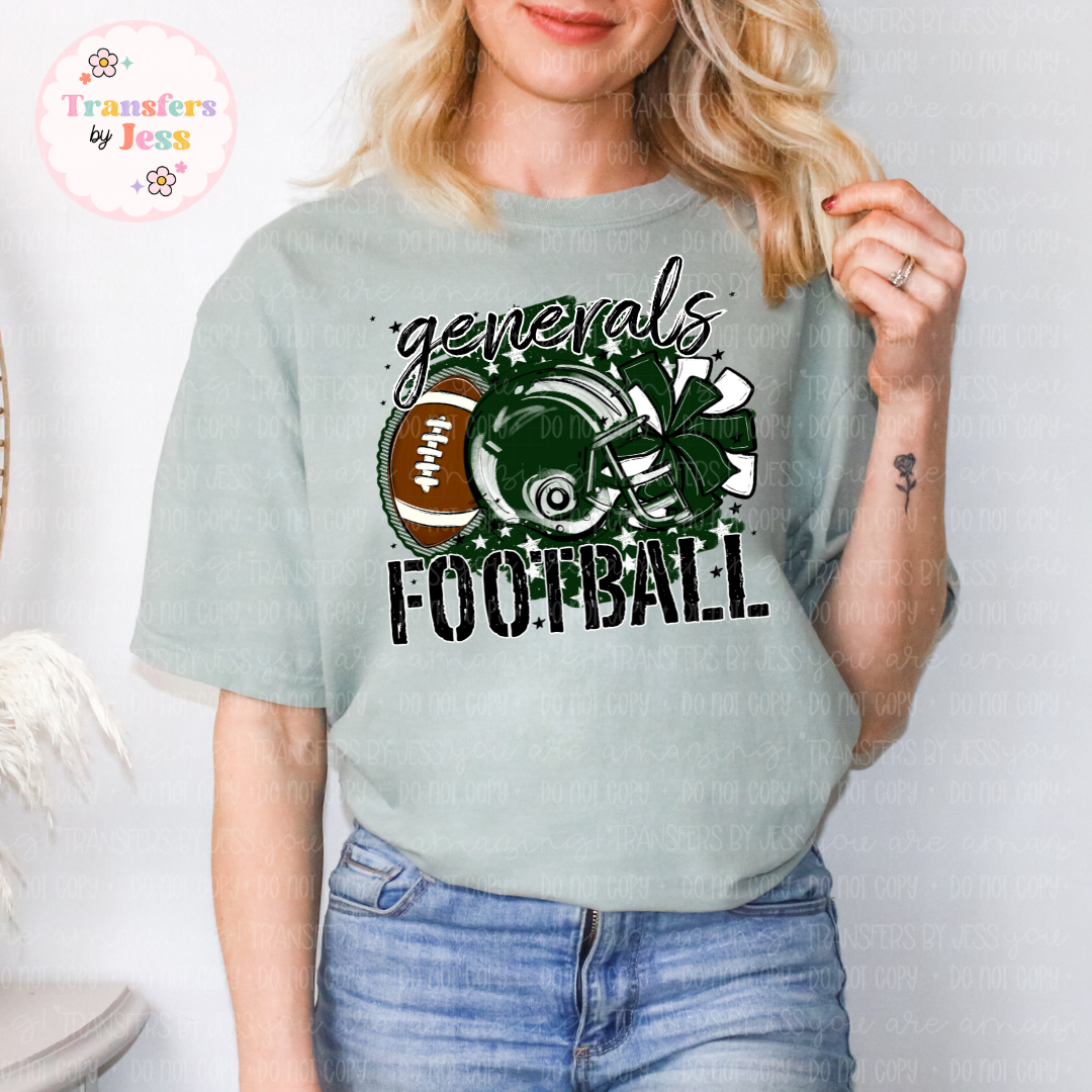 Mascot Football Stars DTF Transfer