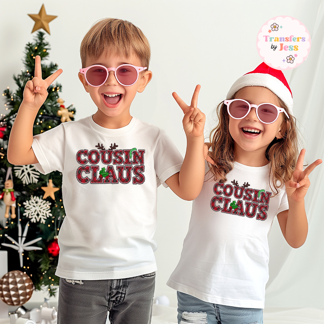 Custom Claus DTF Transfer