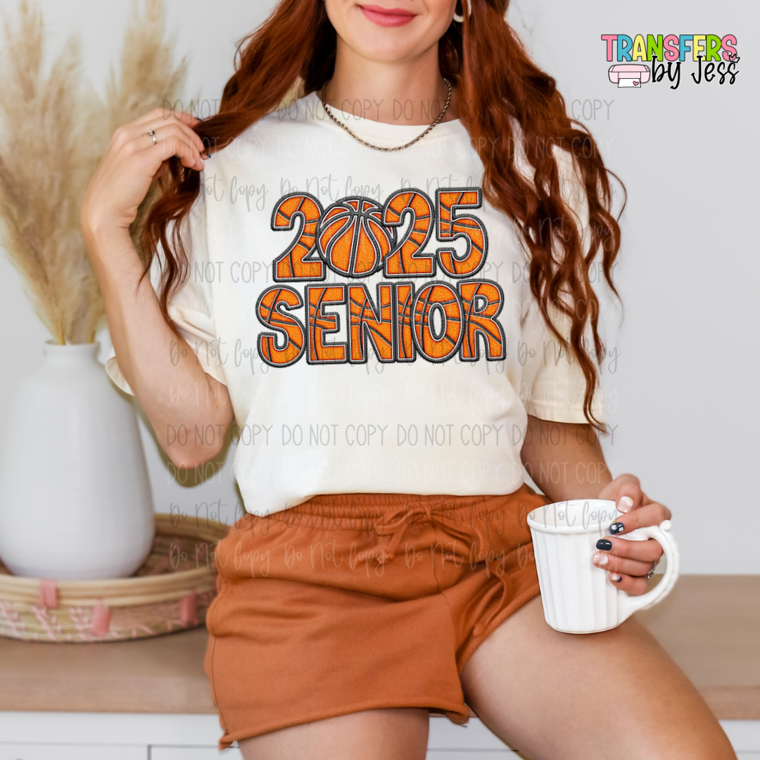 *2025 Senior Faux Applique Sports DTF Transfer