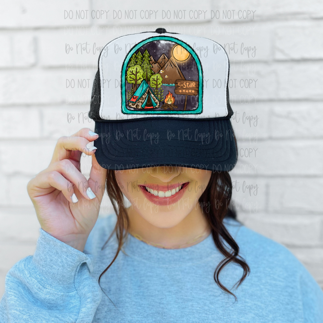 Five Star Camping Tent DTF Transfer