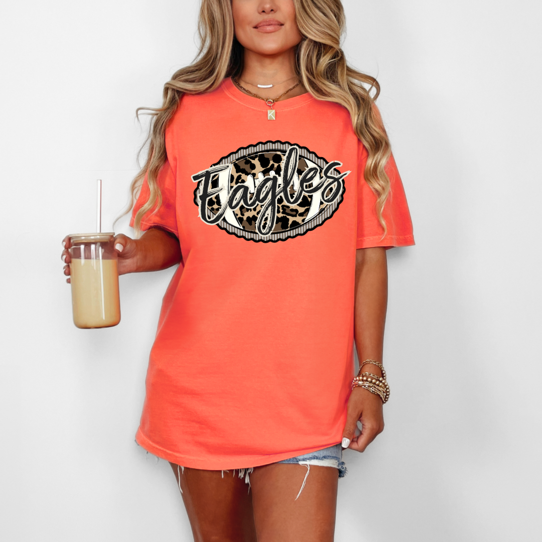 Camo Mascot Football/Megaphone