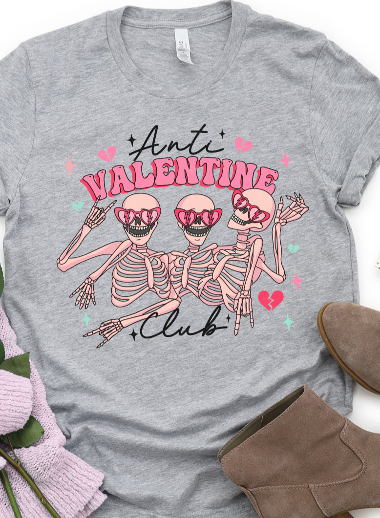 Anti Valentine Club DTF Transfers DTF4283