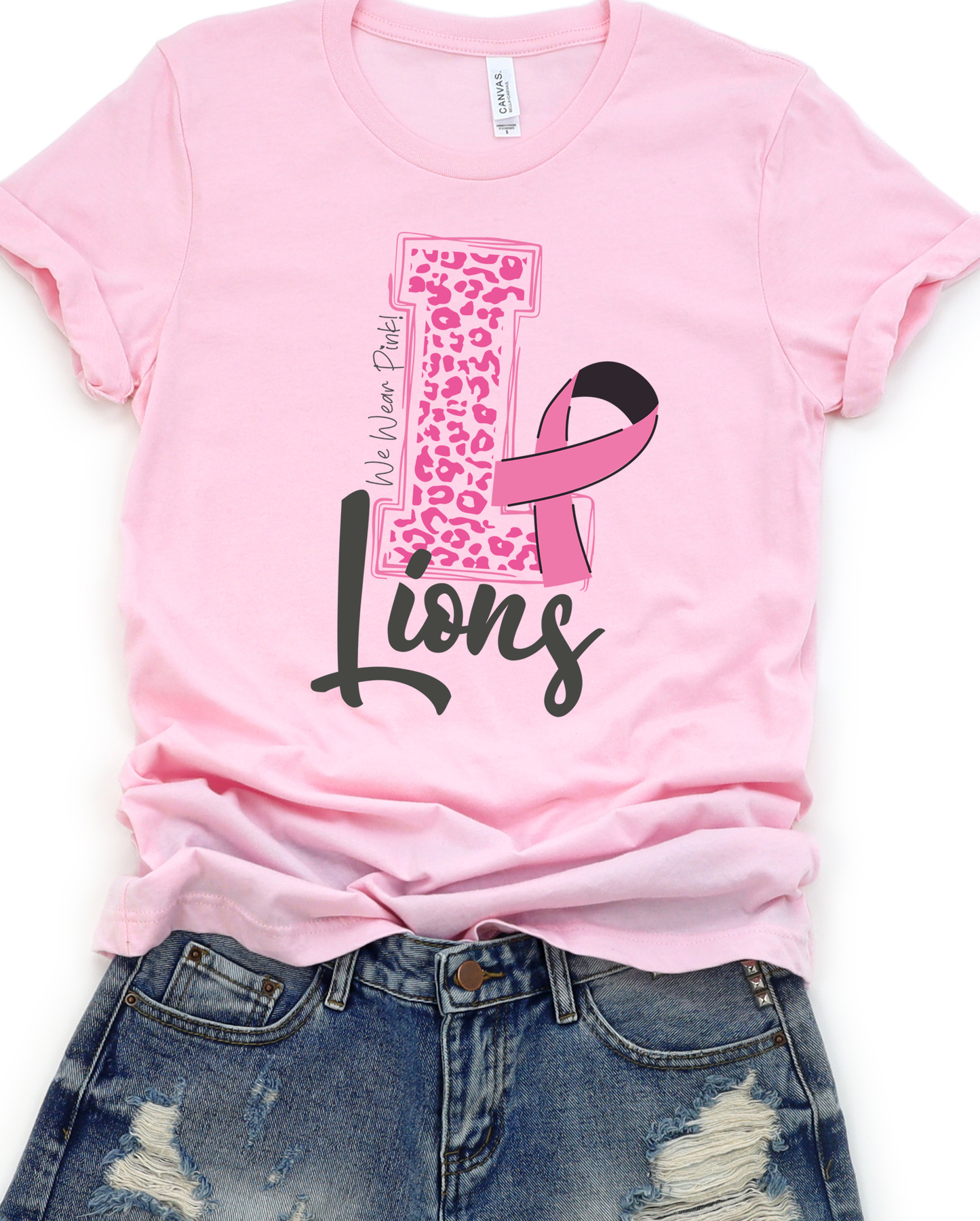 Breast Cancer Lions DTF Transfers DTF4057