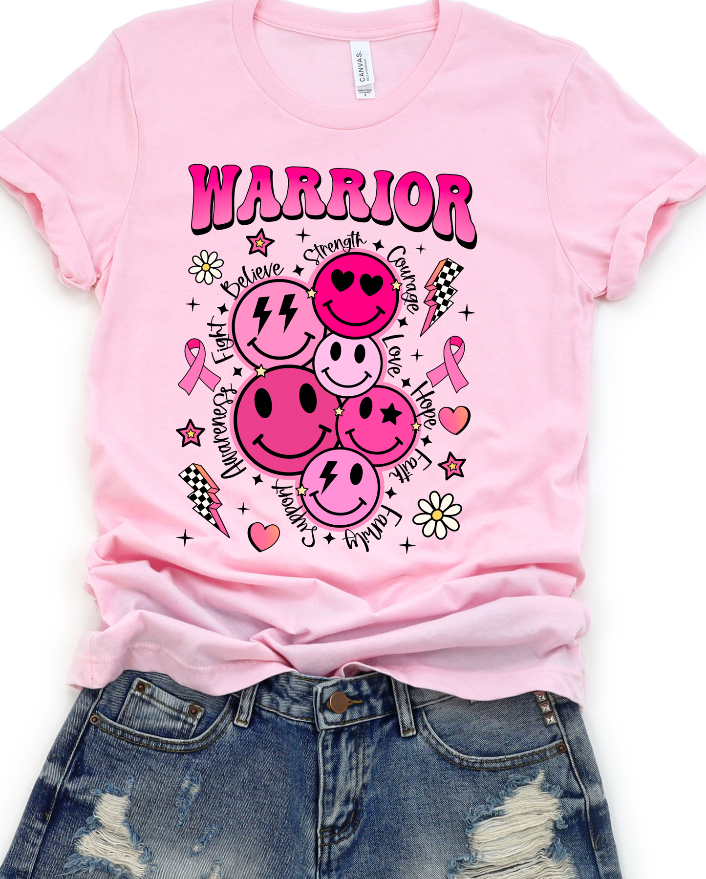 Breast Cancer Warrior DTF Transfers DTF4043