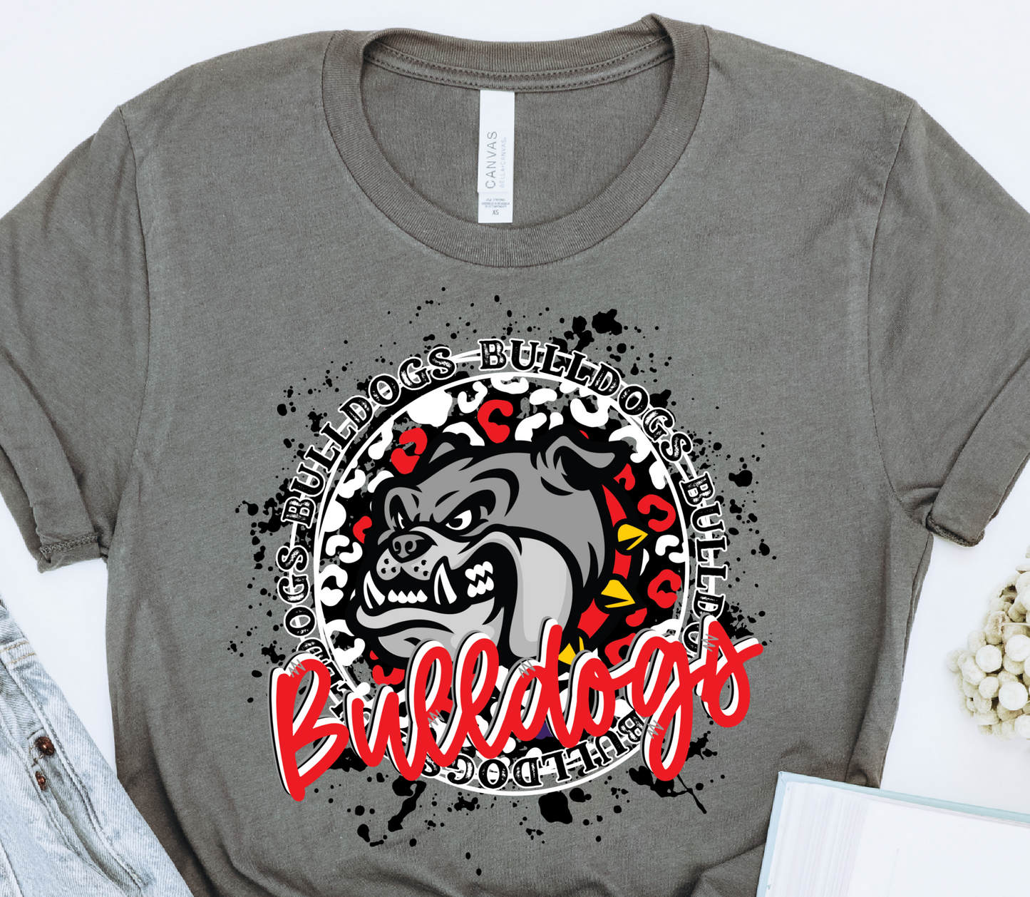 Bulldogs Mascot DTF Transfers DTF4069