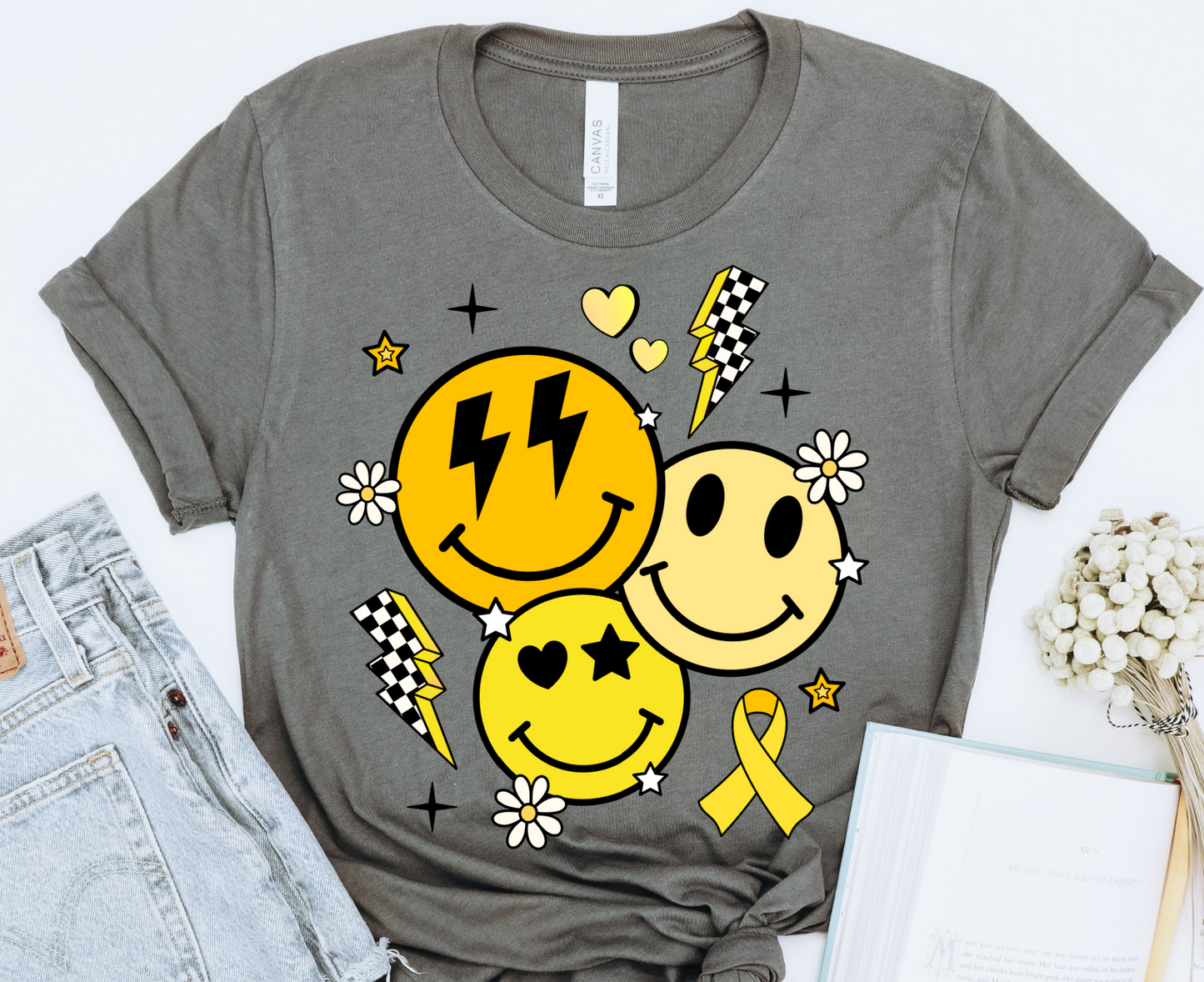 Childhood Cancer awareness 002 DTF transfer