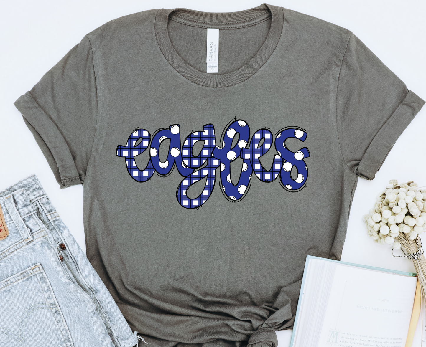 Eagles blue 001 DTF Transfers