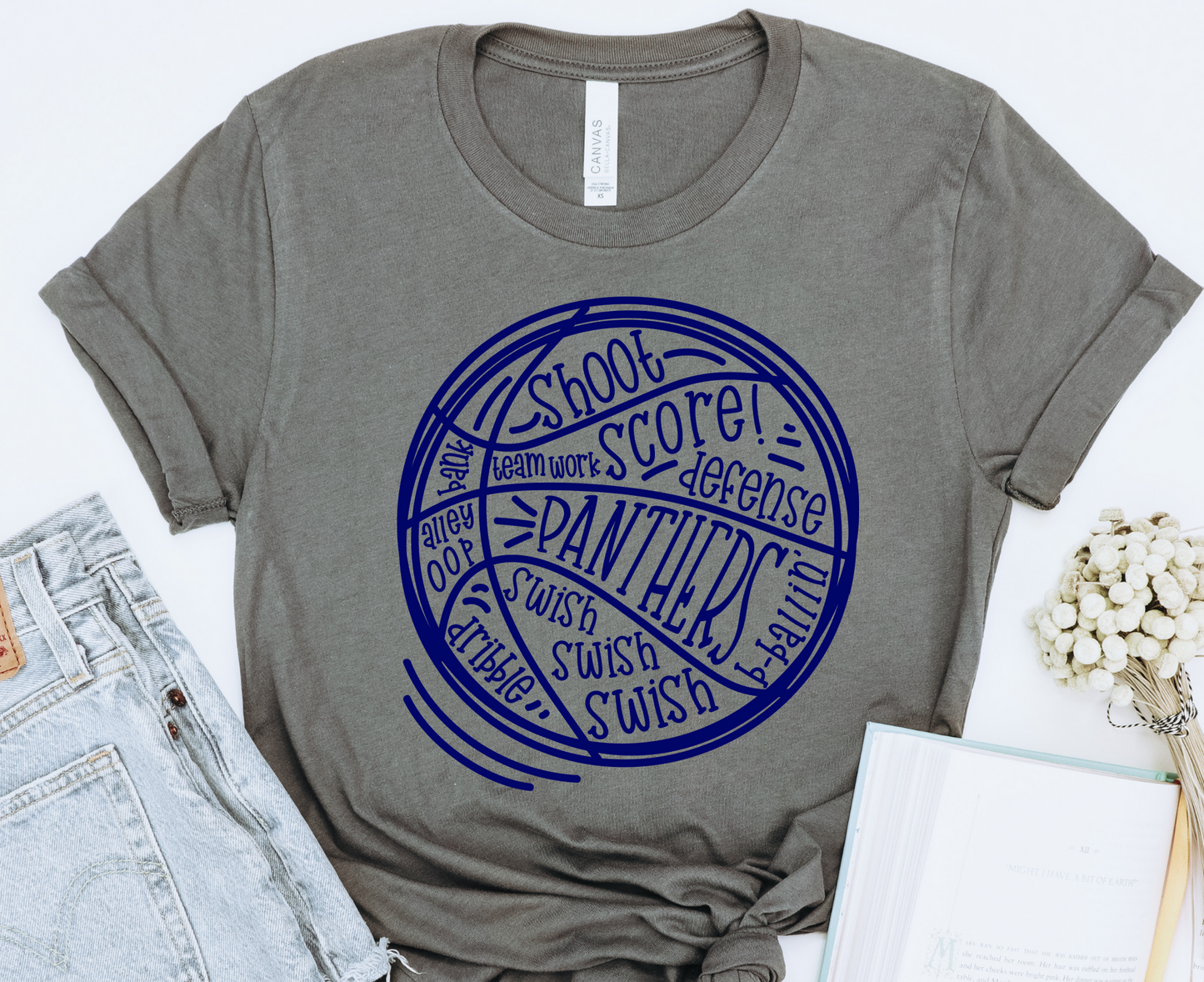 Panthers Basketball - DTF Transfers 1312