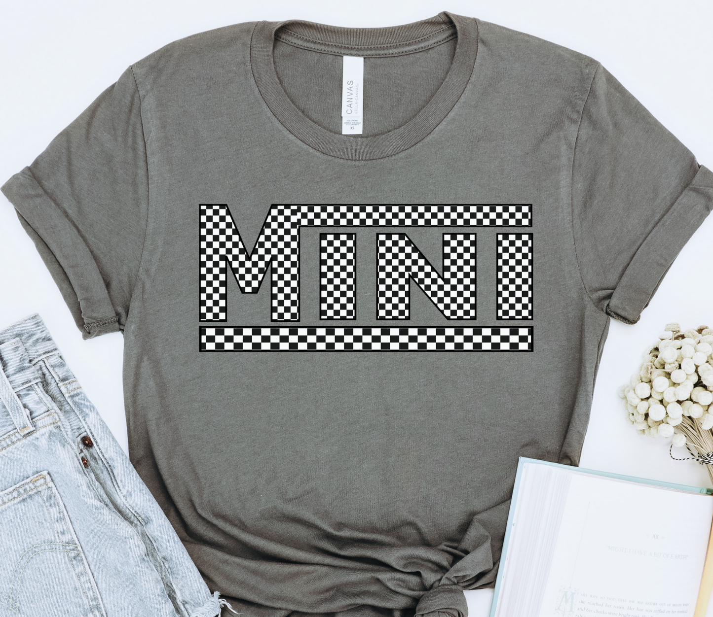 mini checkered DTF Transfers