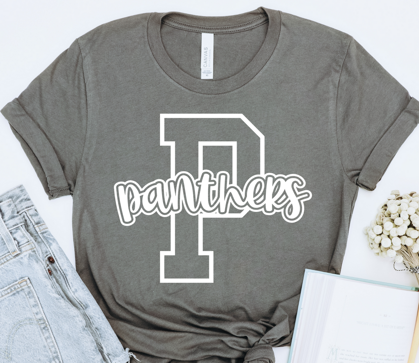 P for Panthers DTF Transfers DTF4247