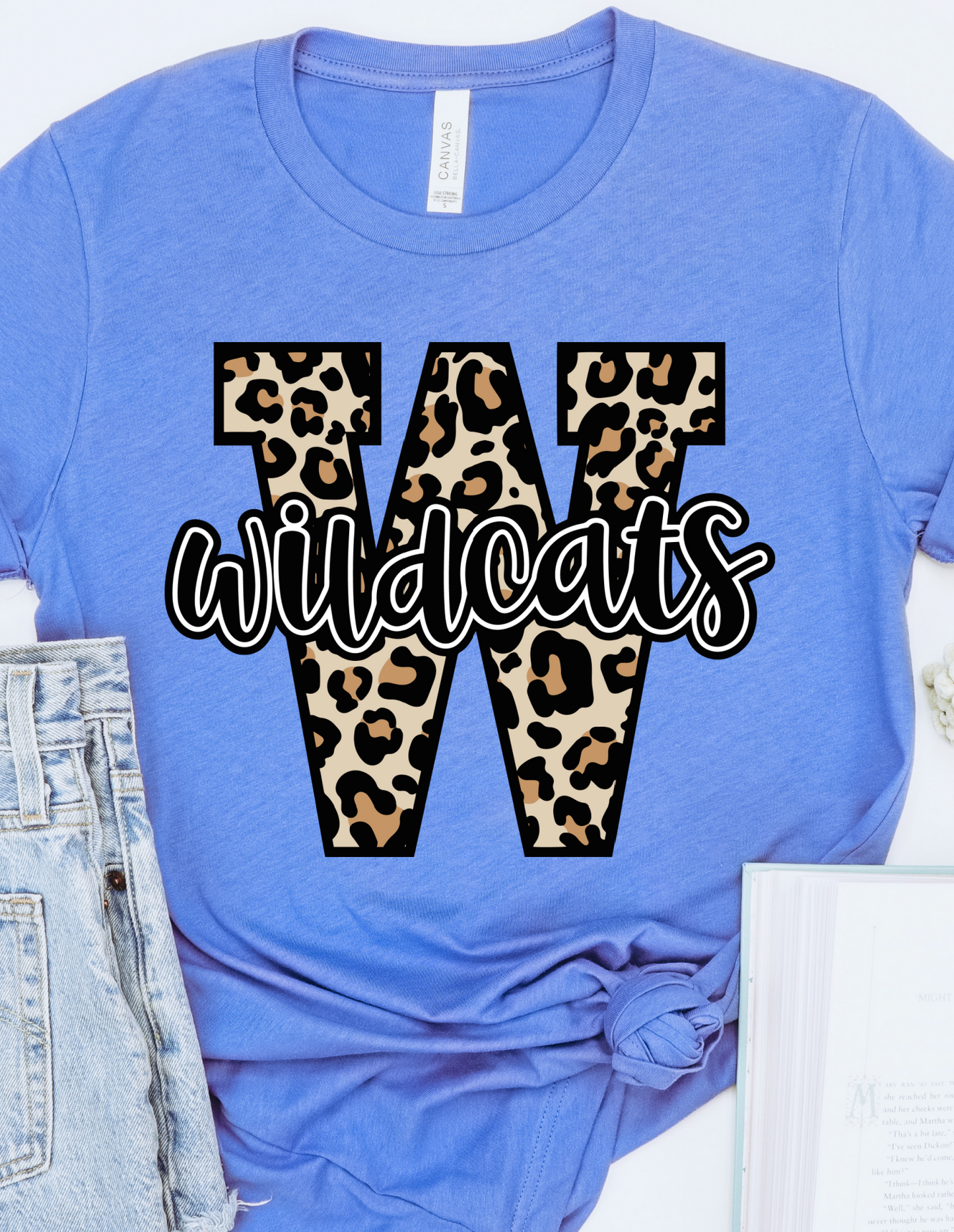 Wildcats leopard DTF Transfers DTF2284