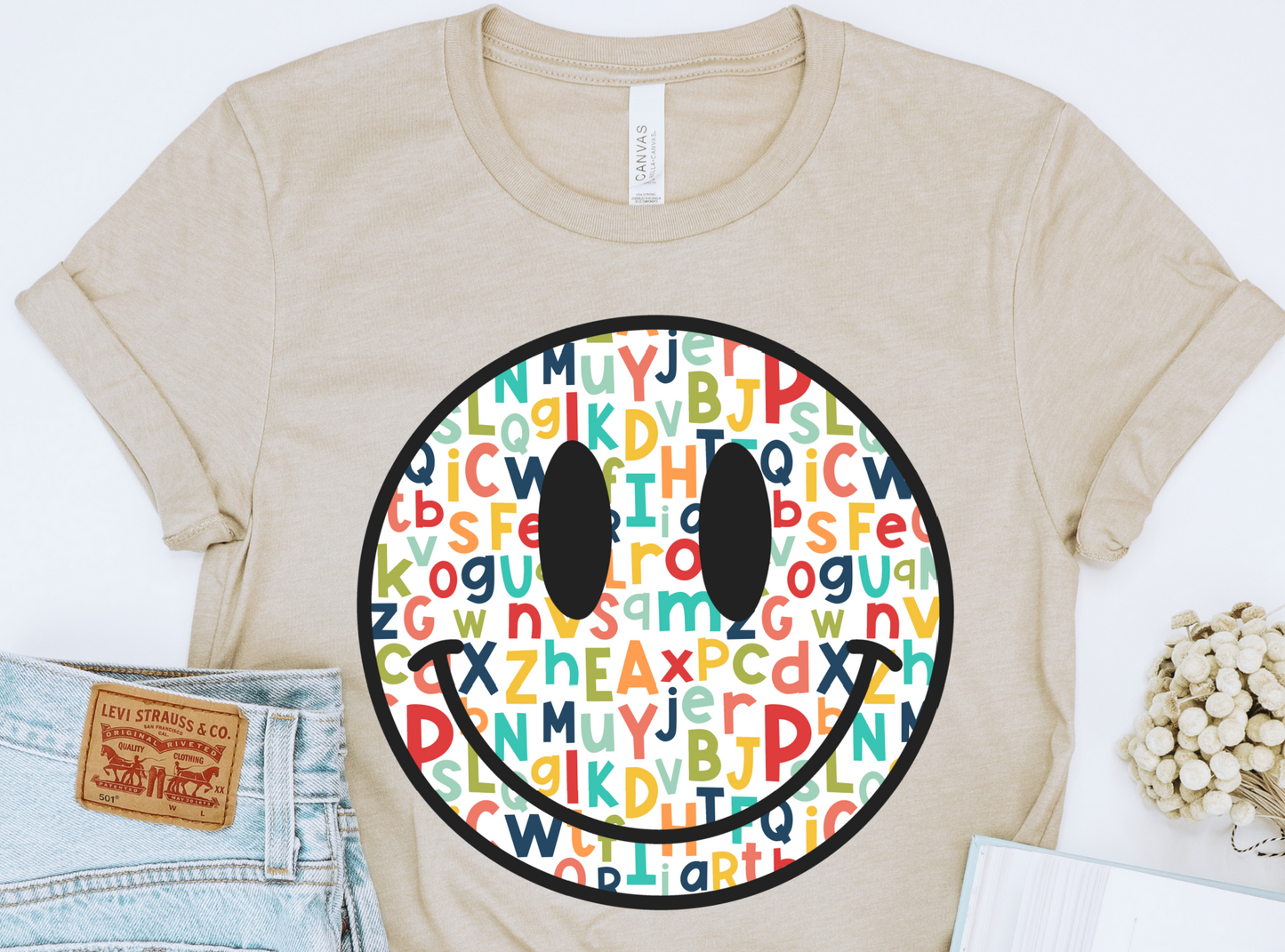 (Copy) Teacher ABC smile DTF Transfers DTF2254