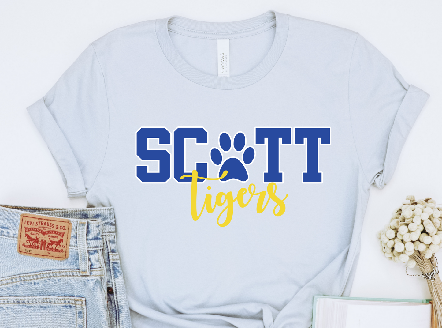 Scott Tigers DTF Transfer DTF2193