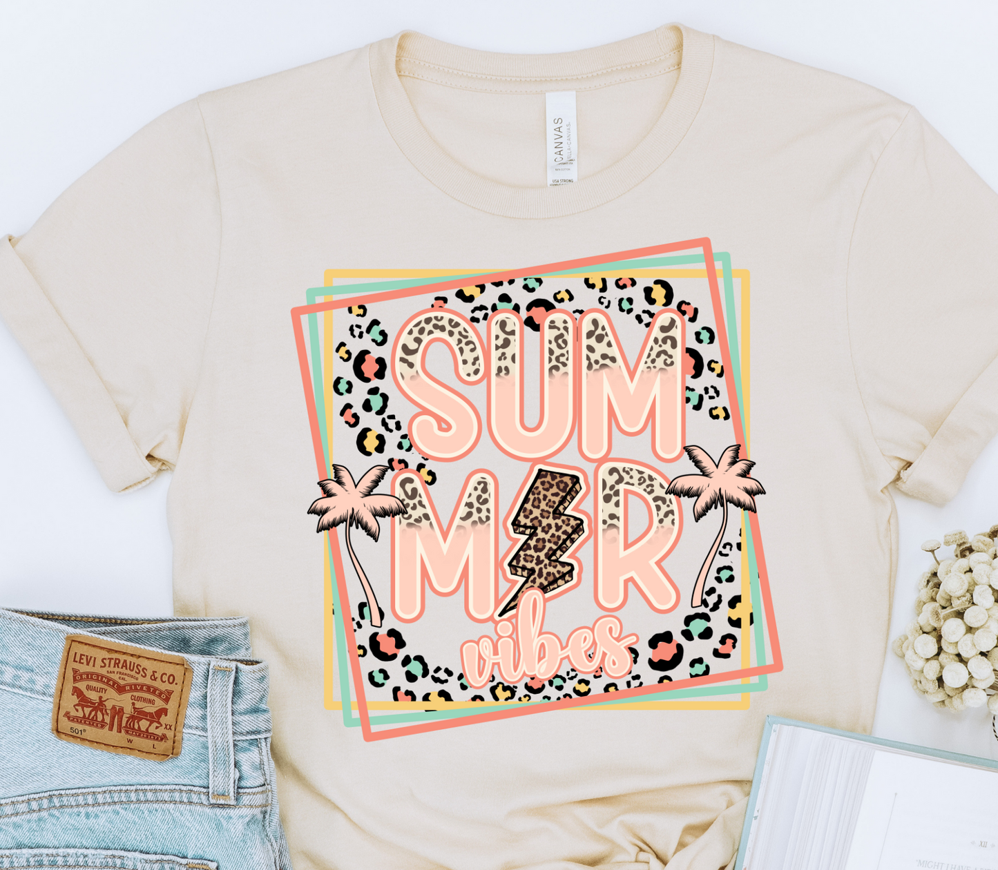 Summer vibes DTF Transfers