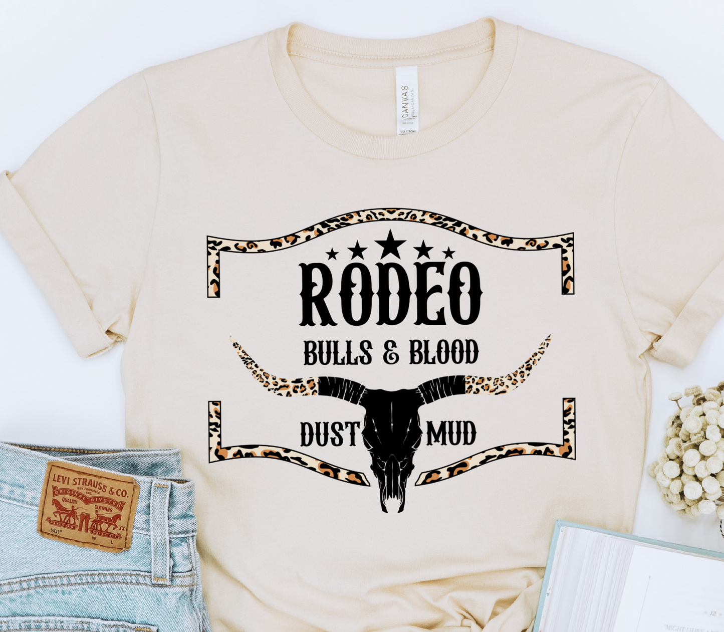 Rodeo bulls and blood DTF Transfers DTF2145