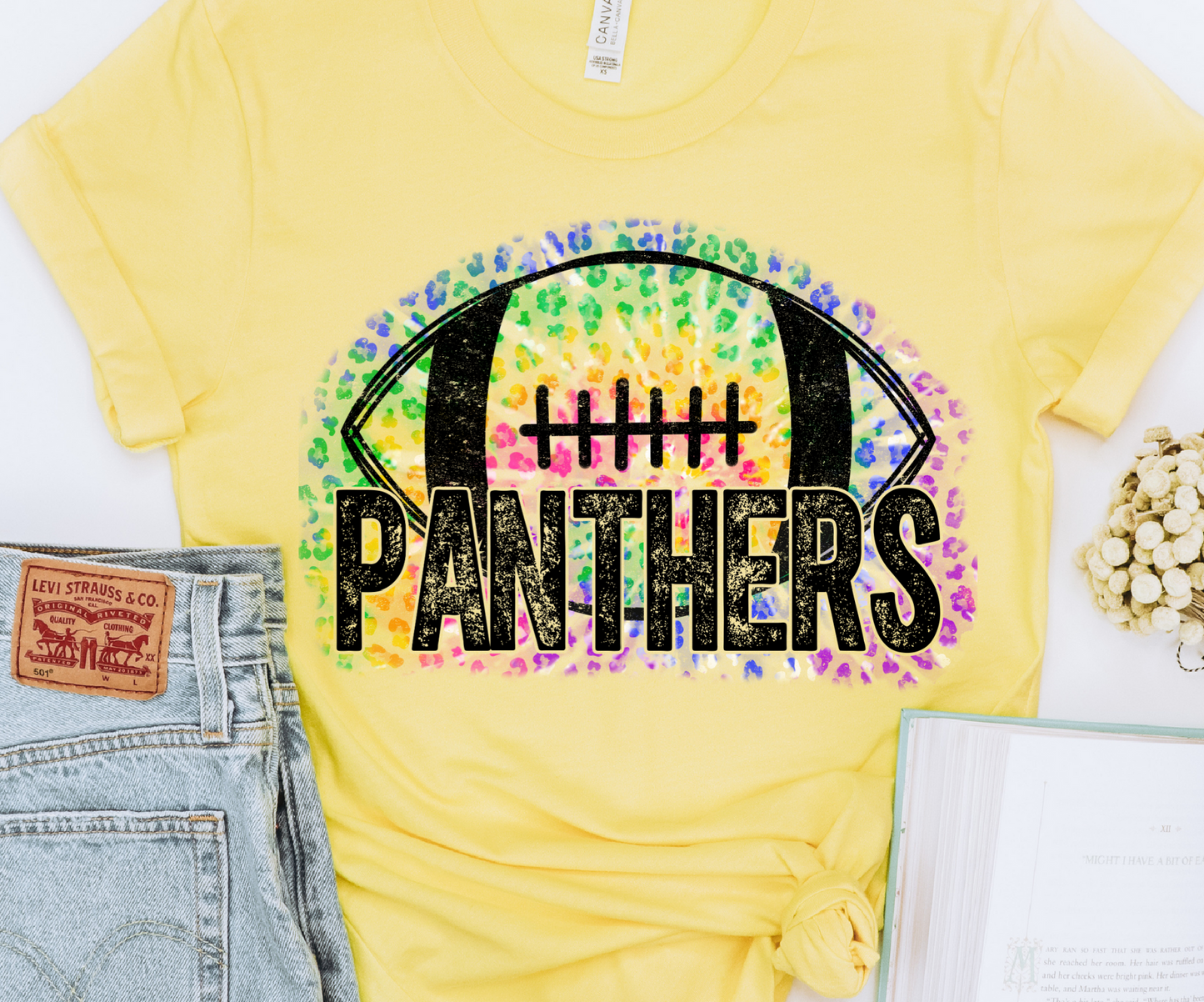 Panthers/Cancer awareness 001 DTF transfer