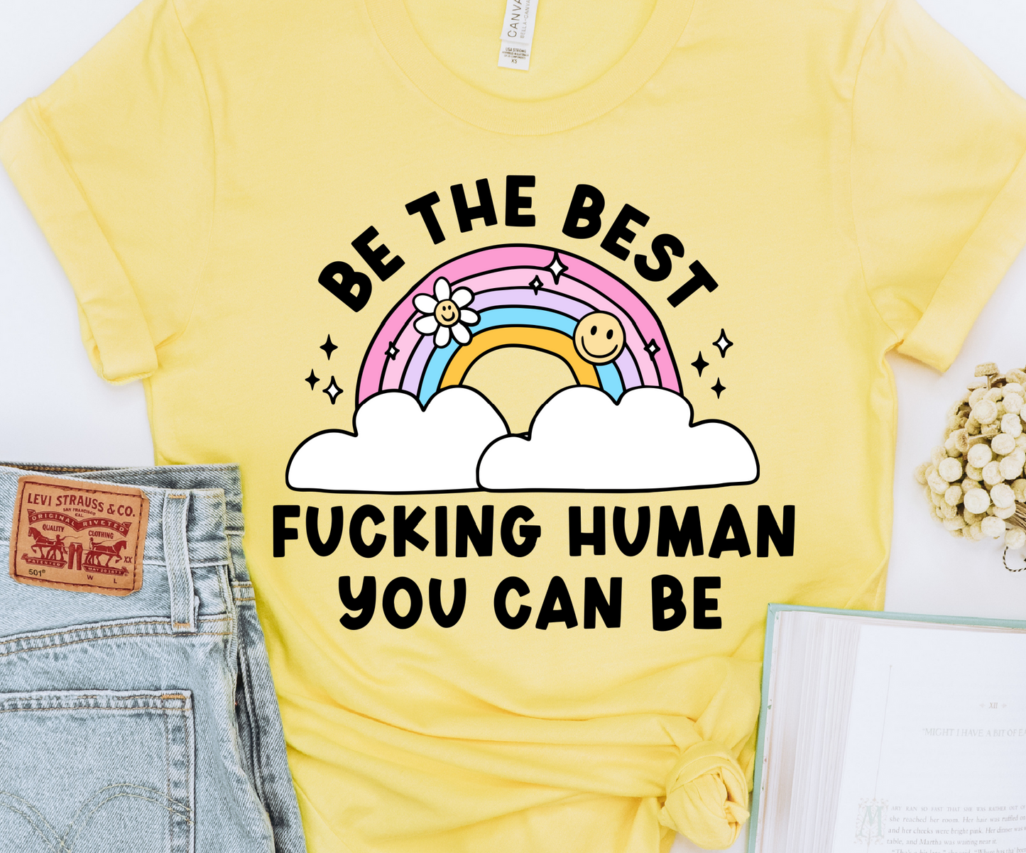 Be the best fucking human DTF Transfers DTF2038