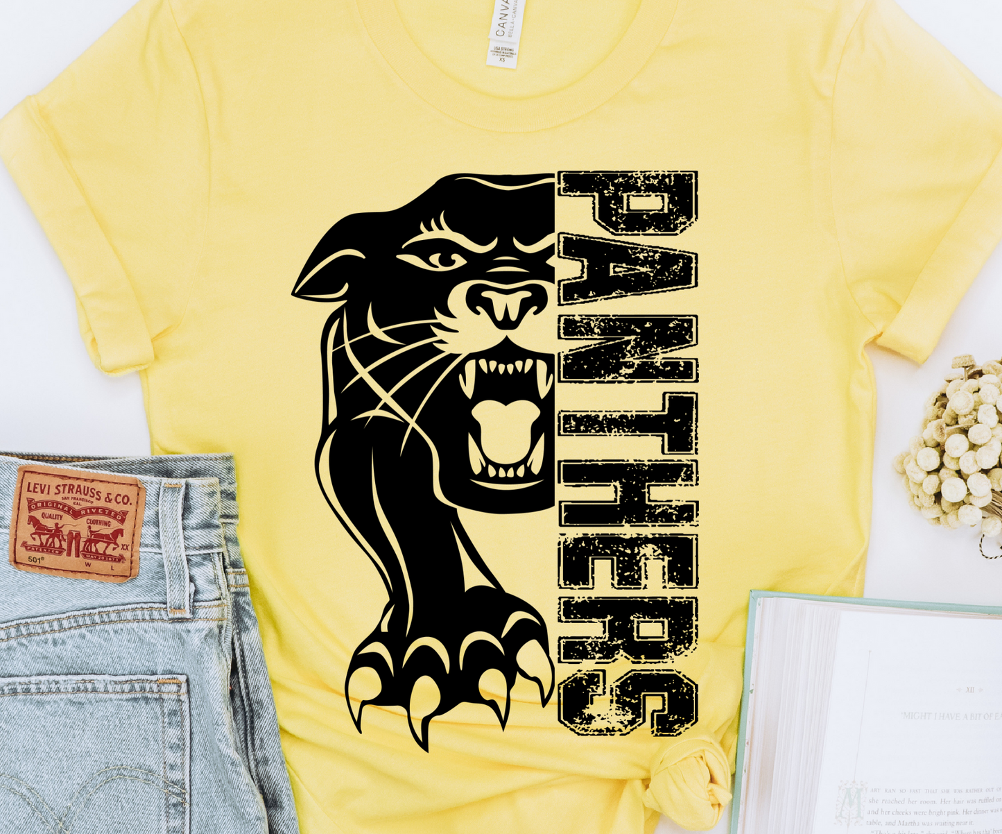 Panthers/Cancer awareness 003 DTF transfer