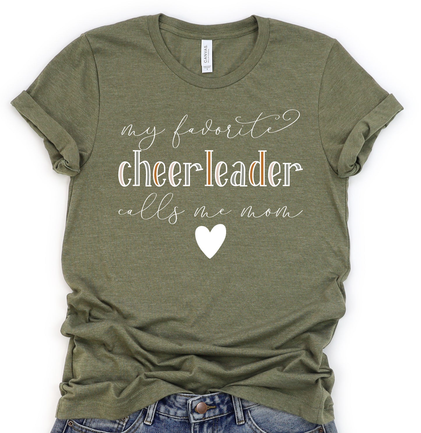 My Favorite Cheerleader Calls Me Mom DTF Transfers