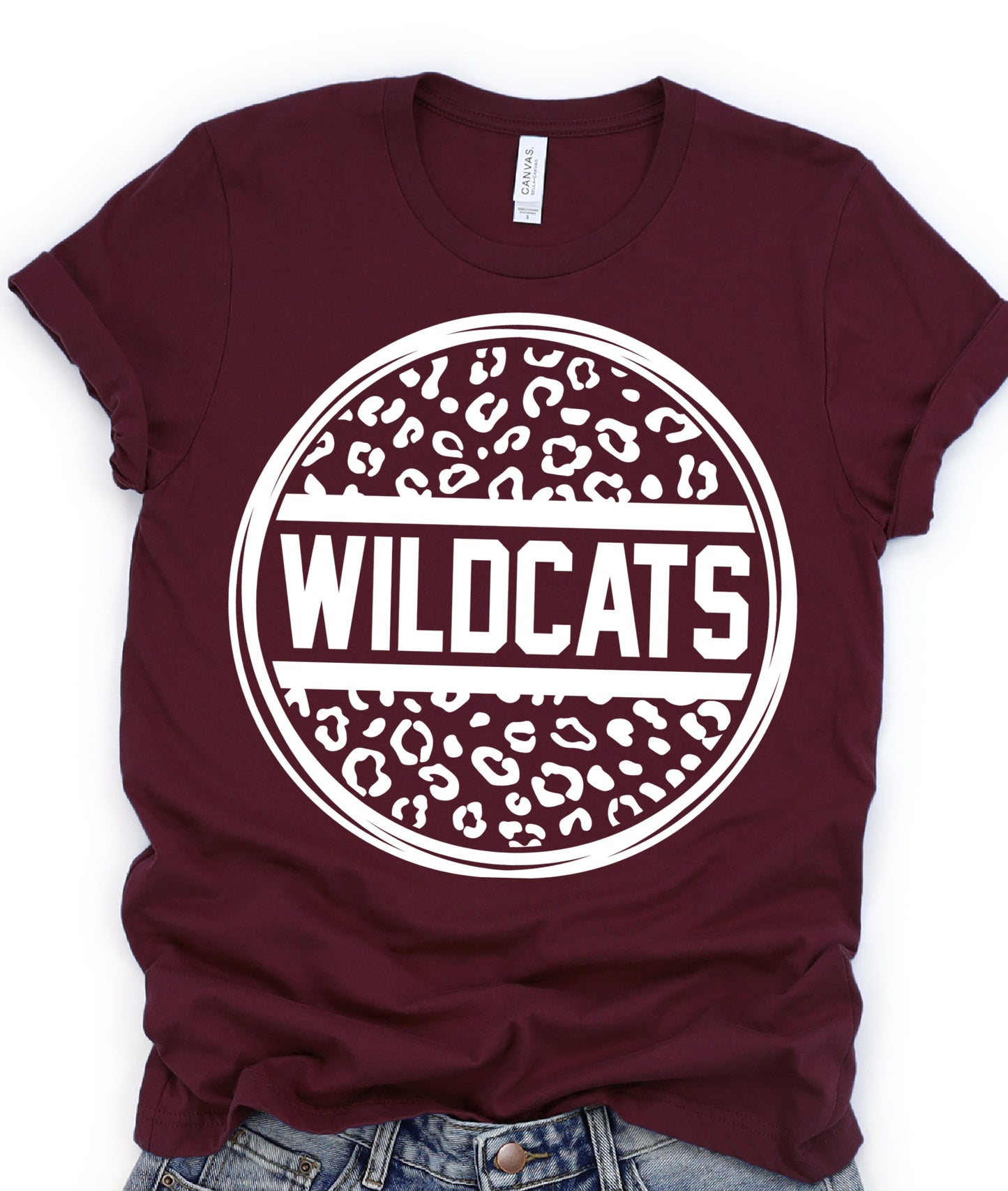 Wildcats Leopard White print DTF Transfers