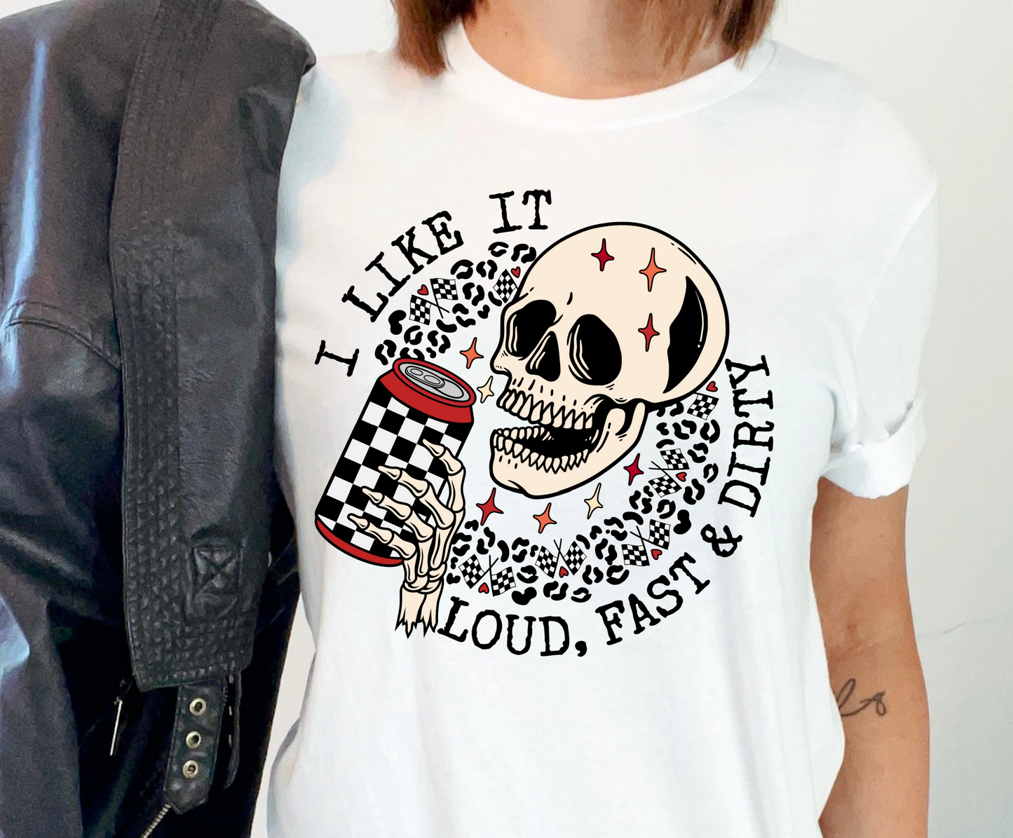 I like it loud Fast and Dirty, Racing DTF Transfers