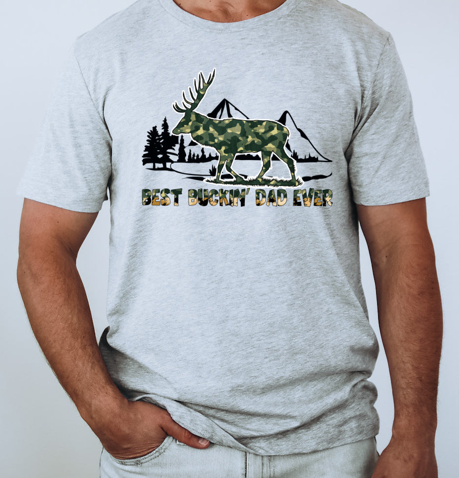 Best buckin dad DTF Transfers DTF2061