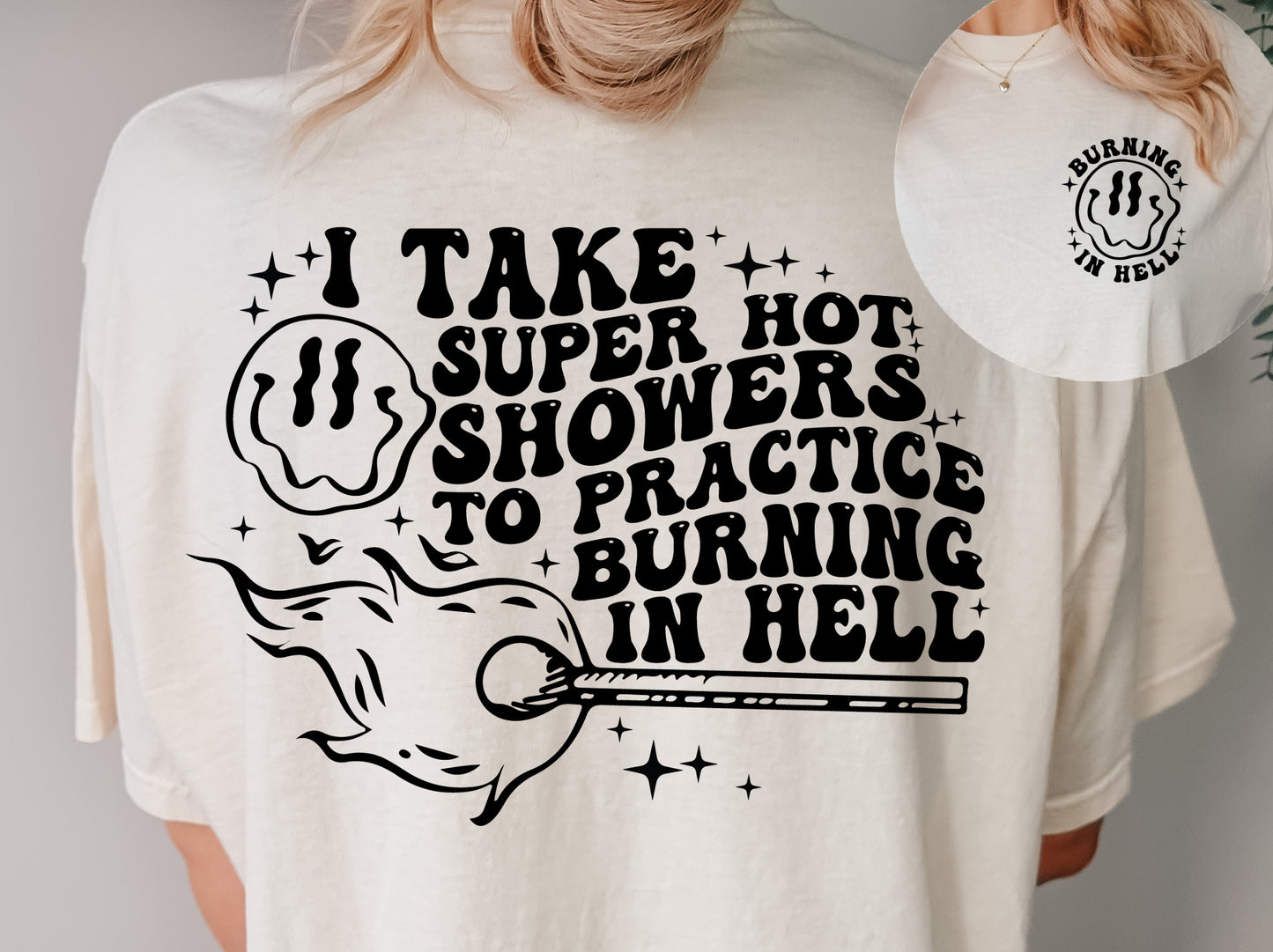 Burning in Hell + pocket DTF transfer