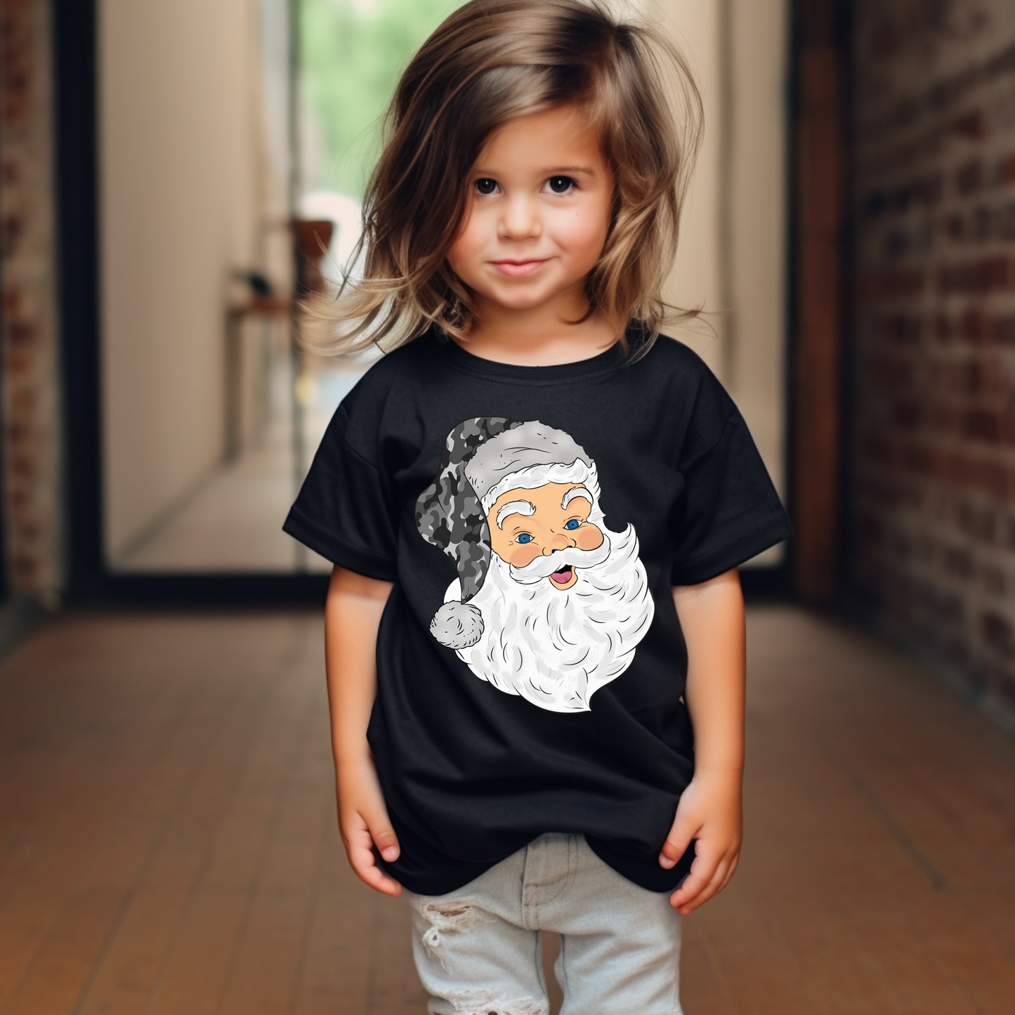 Camo Santa Christmas DTF Transfers DTF2258