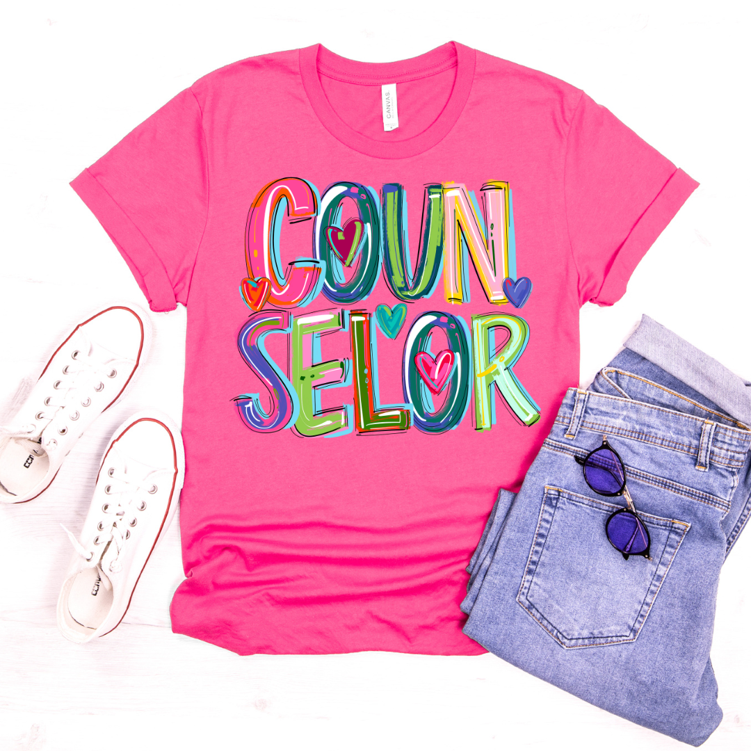 Counselor Cheery Doodle DTF Transfer