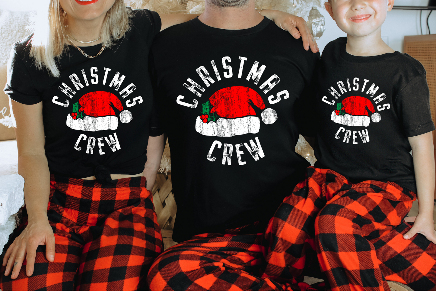 Christmas Crew 0010 white DTF Transfers