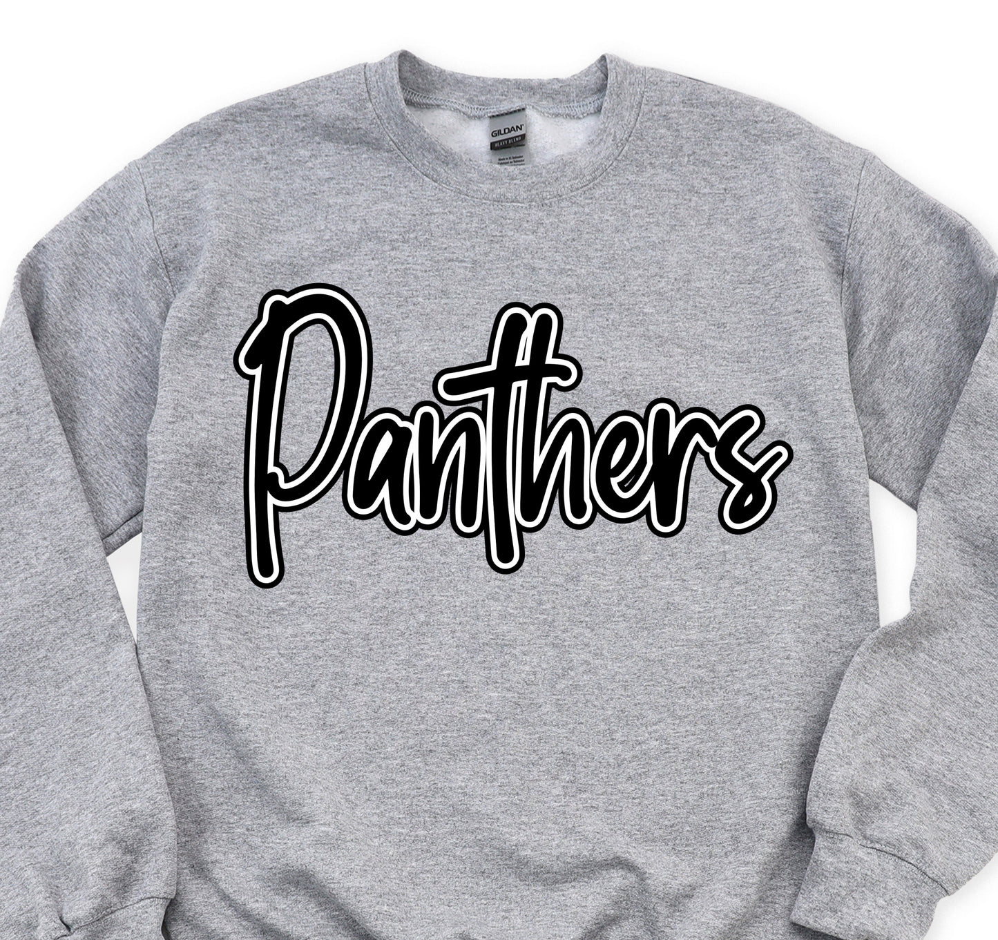 Panthers Script Text DTF Transfers DTF4244