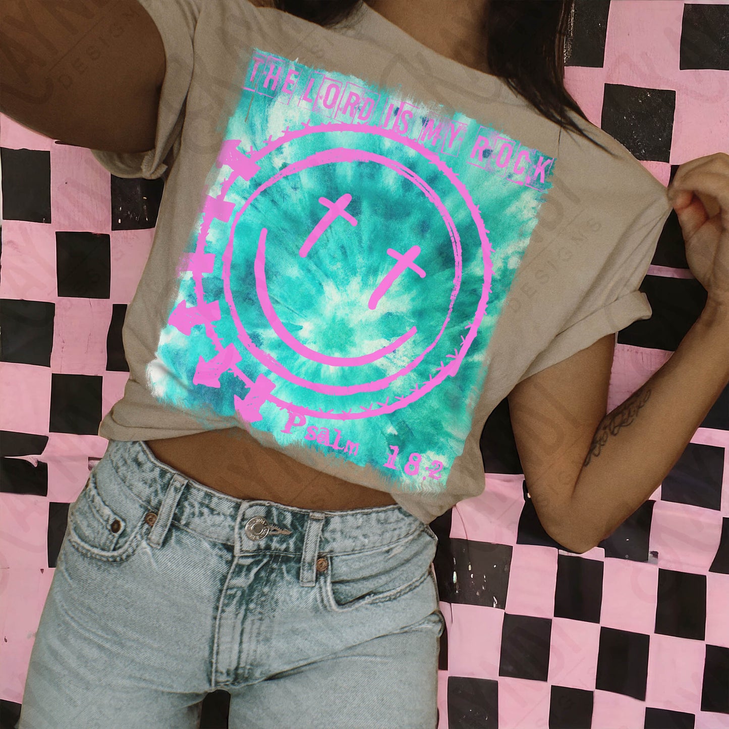My Rock Tie Dye DTF Transfer
