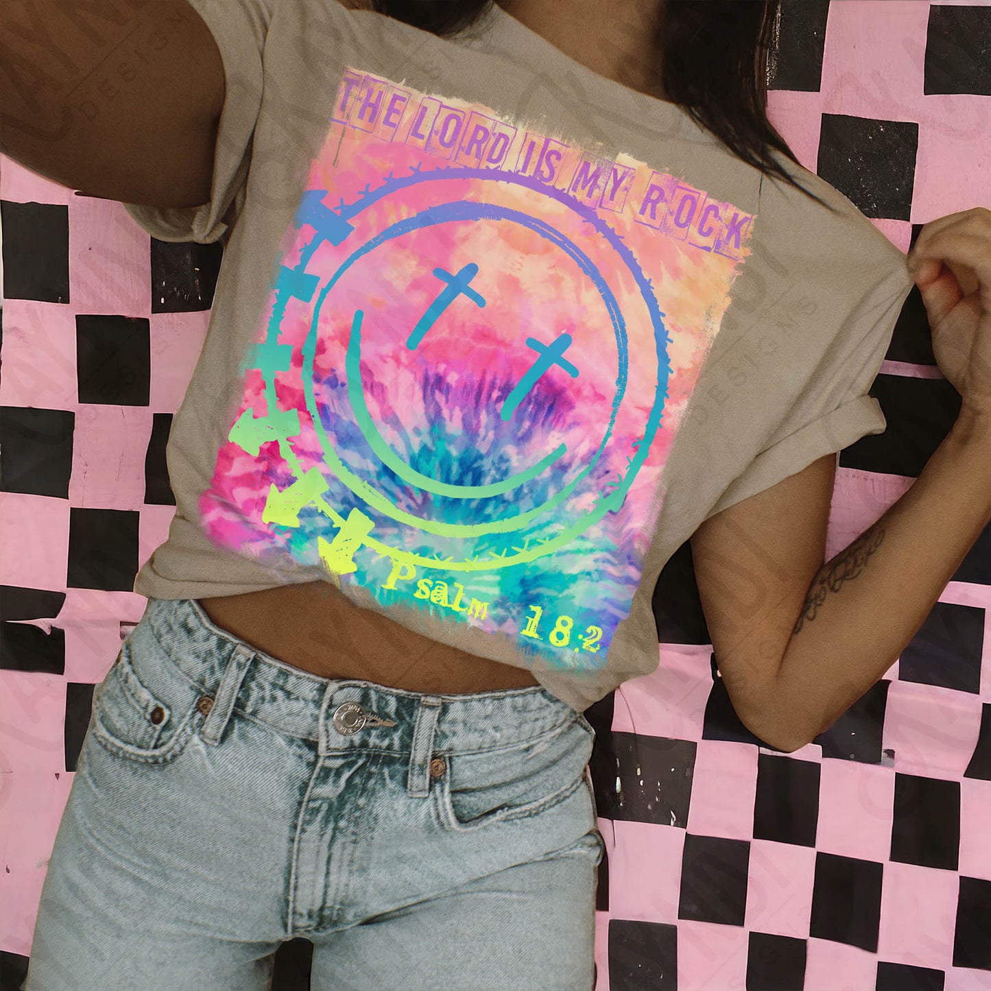 My Rock Tie Dye DTF Transfer