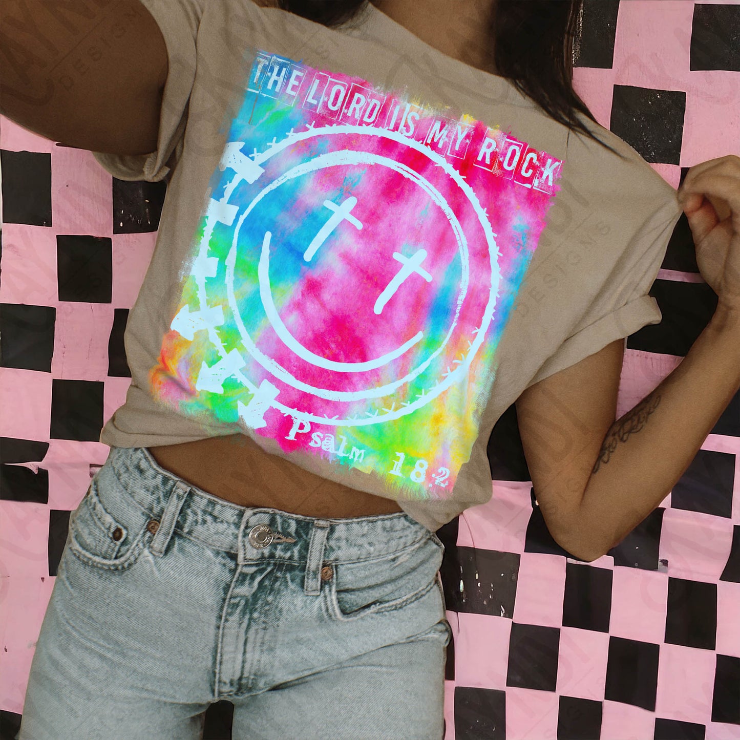 My Rock Tie Dye DTF Transfer
